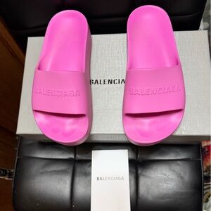 Balenciaga Chunky Slides Pink Size 38
